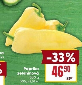 Paprika bílá