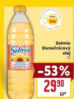 Slunečnicový olej Solmio