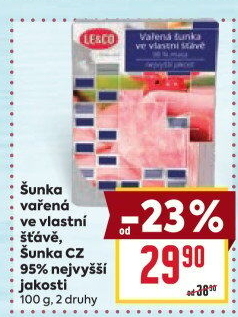 Šunka vařená LE&amp