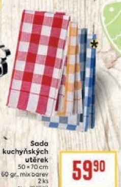 Utěrky látkové