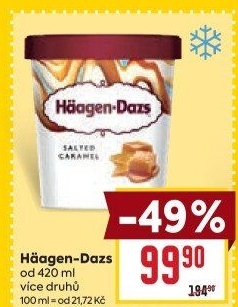 Zmrzlina v kelímku Häagen-Dazs