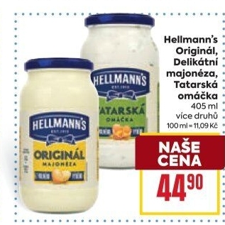 Majonéza delikátní Hellmann'