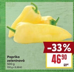 Paprika bílá