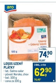 Losos uzený Aro
