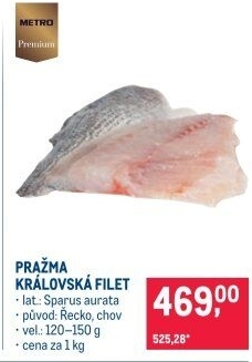 Pražma královská filety Metro Premium