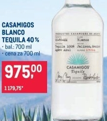 Tequila Blanco Casamigos