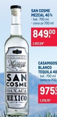 Tequila Mezcal Oaxaca San Cosme