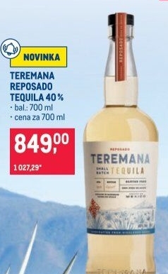 Tequila Reposado Teremana