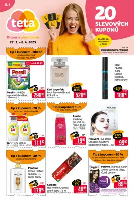akční leták Teta drogerie 27.3.2025-8.4.2025