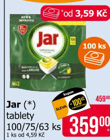 Kapsle do myčky Jar
