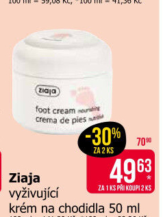 Krém na popraskaná chodidla Ziaja