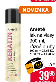 Lak na vlasy Ameté