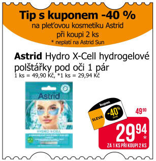 Polštářky pod oči Astrid
