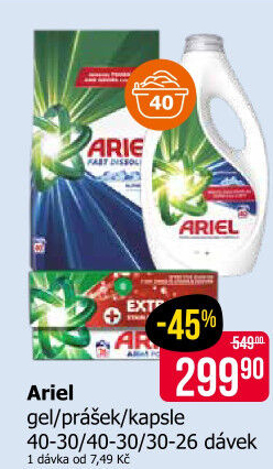 Prací kapsle Ariel