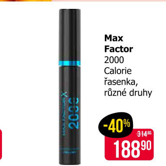 Řasenka 2000 Calorie Max Factor