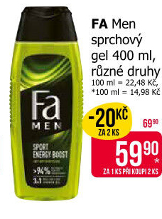 Sprchový gel Fa