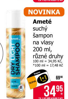 Suchý šampon Ameté