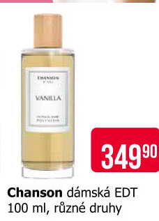 Toaletní voda dámská Chanson
