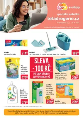 akční leták Teta drogerie 27.3.2025-8.4.2025