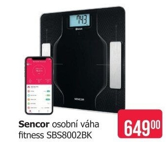 Osobní váha Sencor SBS8002BK