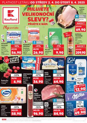 akční leták Kaufland 2.4.2025-8.4.2025