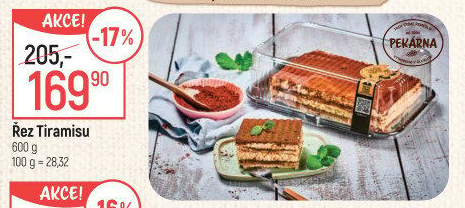 Řez Tiramisu