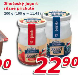 Jogurt jihočeský Madeta