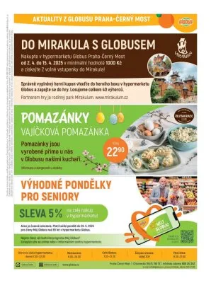 akční leták Globus 2.4.2025-8.4.2025