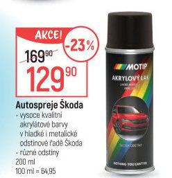 Autolak sprej Motip