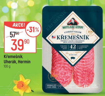 Salám Křemešník kostelecký Kostelecké uzeniny