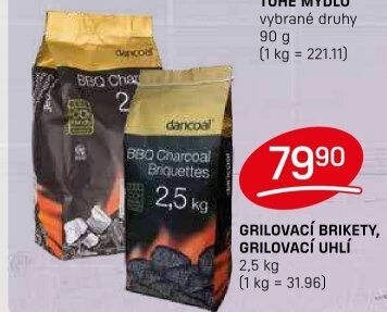 Grilovací brikety Dancoal
