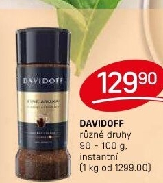 Instantní kávy Davidoff