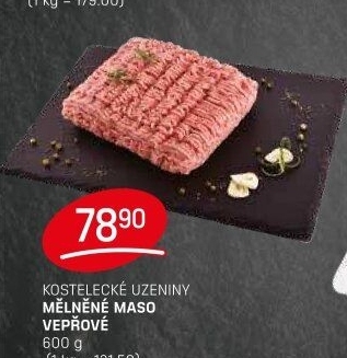 Maso mleté vepřové Kostelecké uzeniny