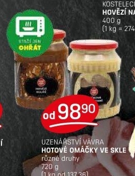 Omáčky Uzenářství Vávra