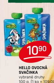 Ovocná kapsička Hello
