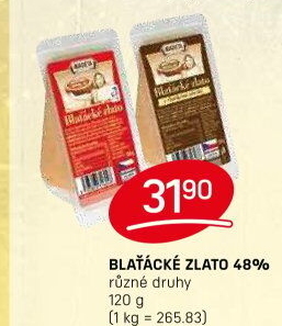 Sýr Blaťácké zlato Madeta