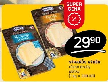 Sýr Sýrařův výběr Madeta