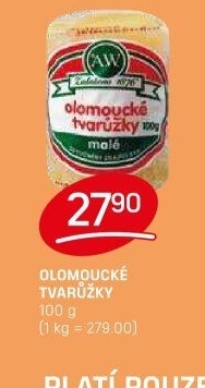 Sýr tvarůžky olomoucké A.W.