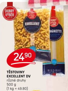 Těstoviny Excellent Dobrý Výběr