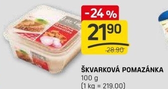 Škvarková pomazánka Lahůdky Vavřík