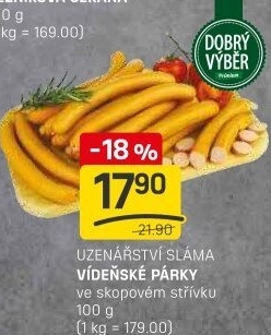 Vídeňské párky Dobrý Výběr