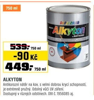 Alkytonhladký matRAL 9005 černý mat