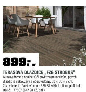 DlažbaStrobusvzhl.dřevadub 2 ks