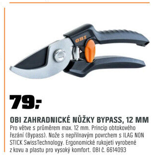 OBIzahradní nůžky