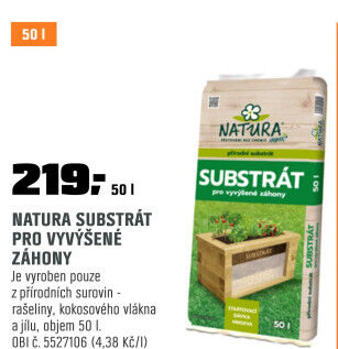 Substrát provyvýšené záhony