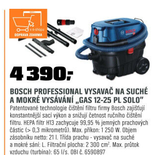 Vysavač GAS 12-25 PL
