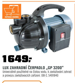Zahradní čerpadloGP 3200
