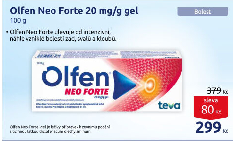 Gel proti bolesti a zánětu kloubů Olfen Neo Forte