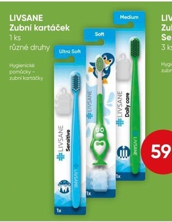 Kartáček na zuby Livsane