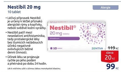 Tablety na alergii Nestibil